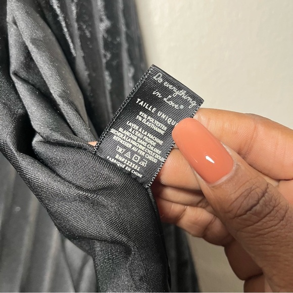 Do Everything in Love Women Kimono Black Velvet One Size Whymsigoth Dark Romanti - Picture 6 of 8